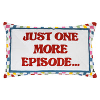 The Voyage Dubai - Just One More Episode needlepoint cushion