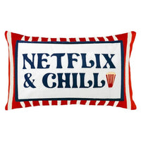 Netflix & Chill Needlepoint Cushion - The Voyage Dubai