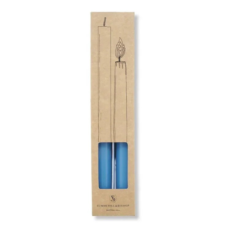 S&B Set of 2 Straight Candles Blue - The Voyage Dubai