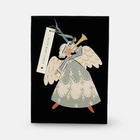 Winter Spirit Hand Painted Wooden Ornament by Alice Mary Lynch - The Voyage Dubai