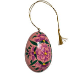The Voyage Dubai - These decorative Easter eggs are handcrafted and painted by skilled artisans in beautiful kashmiri designs.  Made from willow wood and paper mache and individually painted in an assortment of rich, vibrant colours, they come ready with string for hanging and are finished with a gold tassel adding the final touch.  The perfect addition to your Easter tree or table. 