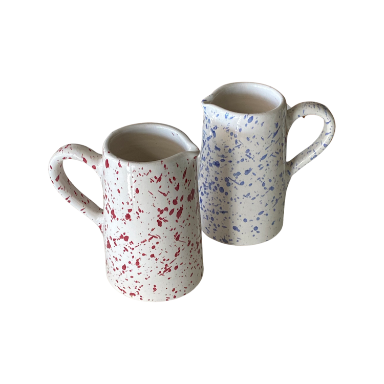 The Voyage Dubai - Perfectly Imperfect Splatter Jug in Pomegranate