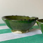 The Voyage Dubai - Tamegroute Pottery Bowl - Large Our range of Tamegroute pottery is designed to be cherished. Crafted from clay and natural raw materials native to the region, each piece is organically shaped without moulds in a traditional method passed down from generation to generation. Both practical and stylish, use the bowls for serving snacks and dips or simply as a decorative piece for display.
