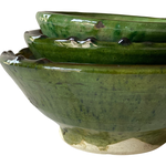 The Voyage Dubai - Tamegroute Pottery Bowl - Large Our range of Tamegroute pottery is designed to be cherished. Crafted from clay and natural raw materials native to the region, each piece is organically shaped without moulds in a traditional method passed down from generation to generation. Both practical and stylish, use the bowls for serving snacks and dips or simply as a decorative piece for display.