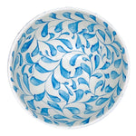 The Voyage Dubai - Scroll Bowl, 14cm in Light Blue  One of Villa Bologna's heritage designs, the Scroll is instantly recognisable in Malta having been in production since the 1950’s. Conceived by Aldo Cremona and passed down over the years, it is a romantic pattern that is full of vibrancy thanks to the sunny colourways and busy rhythm. Pair with the Stripe collection for a laid-back mix-and-match look.  Handmade and hand painted made in Malta.