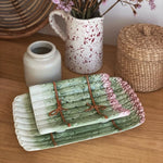The Voyage Dubai - Antique Asparagus Draining Dish & Drip Plate 