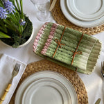 The Voyage Dubai - Antique Asparagus Draining Dish & Drip Plate 