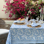 Blue Jasmine Tablecloth - The Voyage Dubai