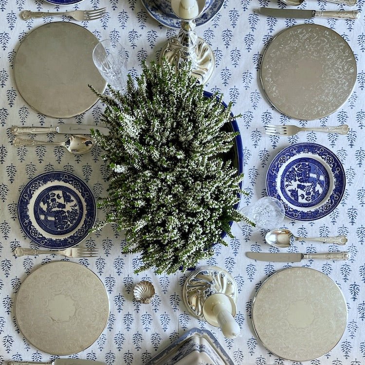 Blue Spruce Tablecloth - The Voyage Dubai