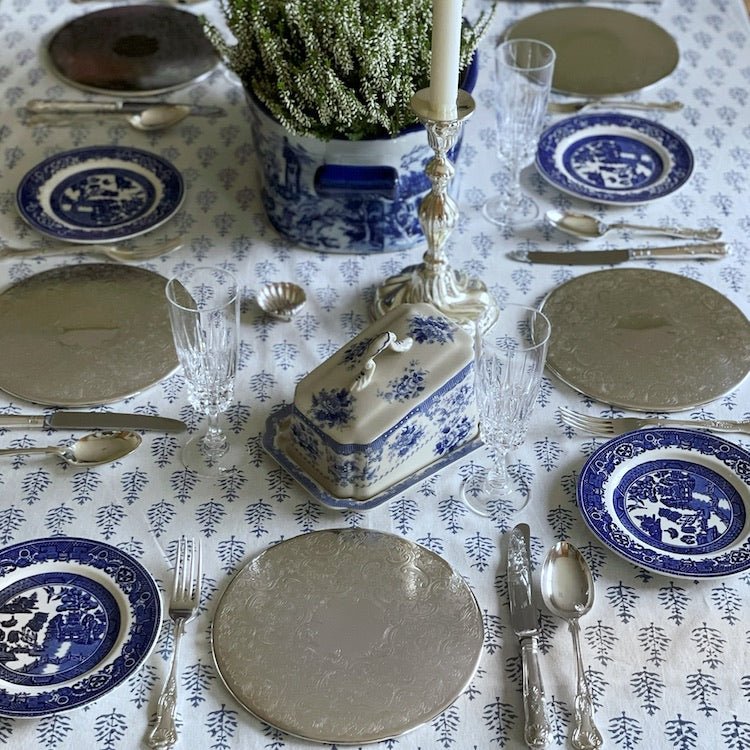 Blue Spruce Tablecloth - The Voyage Dubai