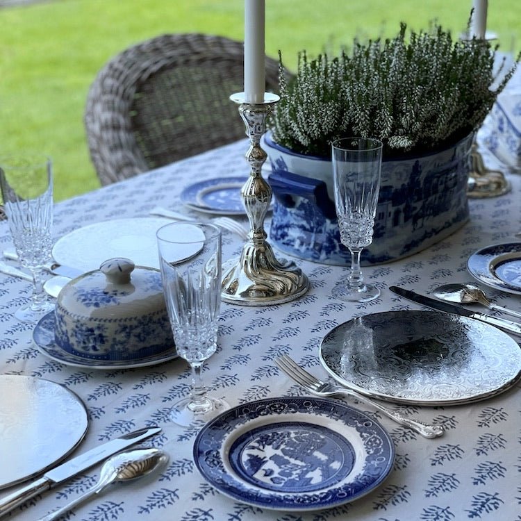 Blue Spruce Tablecloth - The Voyage Dubai