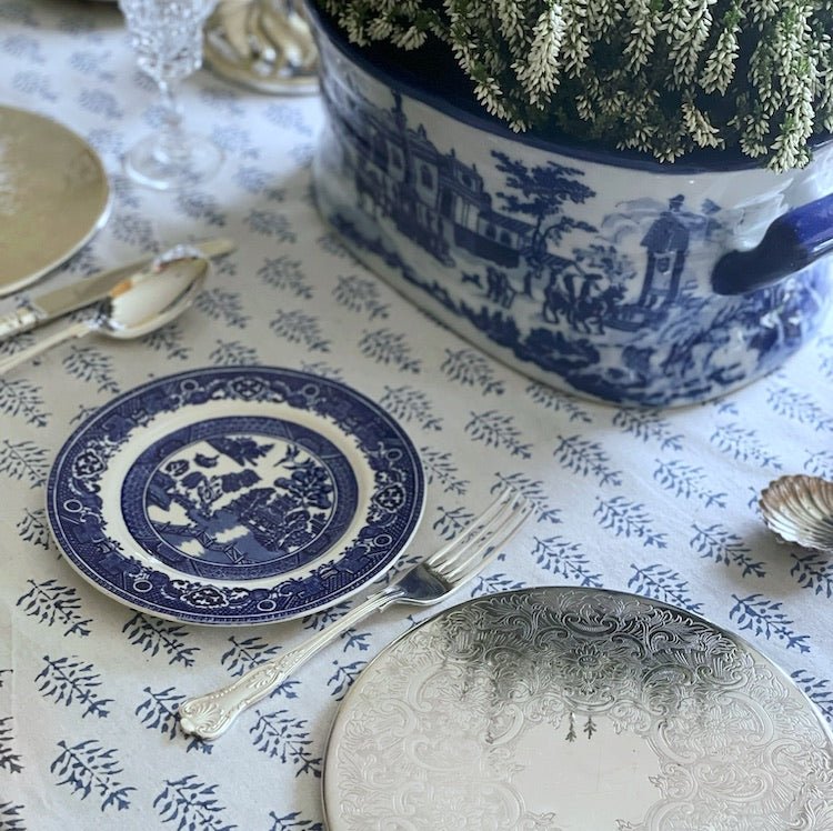 Blue Spruce Tablecloth - The Voyage Dubai