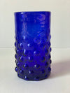 The Voyage Dubai - Handblown Syrian Recycled Bubble Tumbler (Cobalt Blue) Beautiful, whilst adding an element of fun, coloured glass is having a moment in the spotlight and we absolutely love these bubble tumblers, individually hand-crafted by talented artisans in Syria.