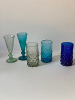 The Voyage Dubai - Handblown Syrian Recycled Bubble Tumbler (Cobalt Blue) Beautiful, whilst adding an element of fun, coloured glass is having a moment in the spotlight and we absolutely love these bubble tumblers, individually hand-crafted by talented artisans in Syria.