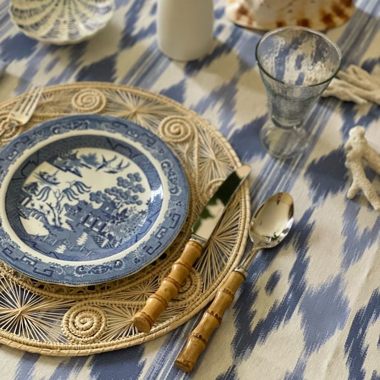 Iraca Placemat - Natural - Available at The Collective by Ripe - The Voyage Dubai