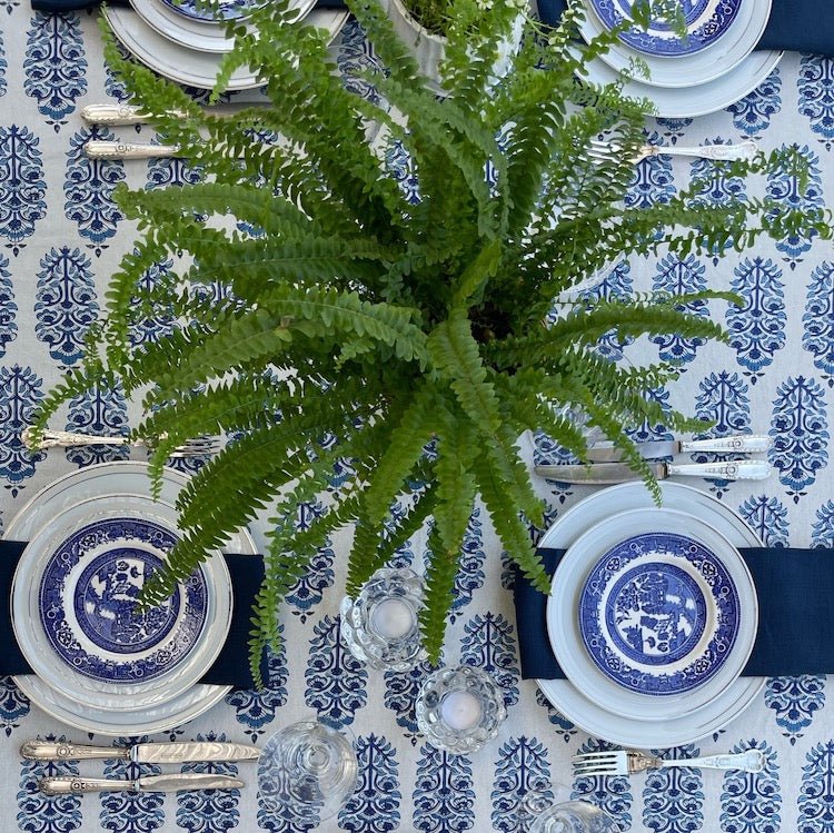 Majorelle Tablecloth - The Voyage Dubai