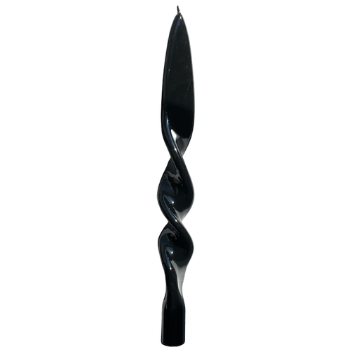 Set of Two Twist Candles in Black - The Voyage Dubai
