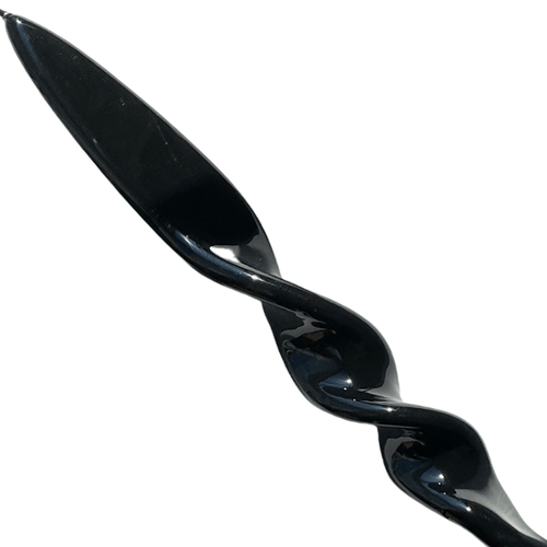 Set of Two Twist Candles in Black - The Voyage Dubai