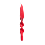 Set of Two Twist Candles in Coral - The Voyage Dubai