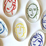 Small Oval Face Plate Yellow - The Voyage Dubai