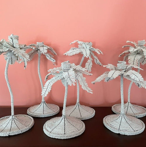 Small Palm Tree Candle Holder - The Voyage Dubai
