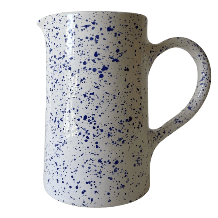 Splatter Jug in Blue - The Voyage Dubai