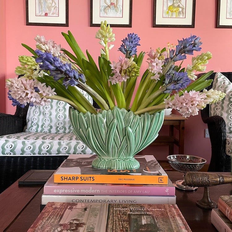 Sylvac Hyacinth Flower Vase in Green - The Voyage Dubai